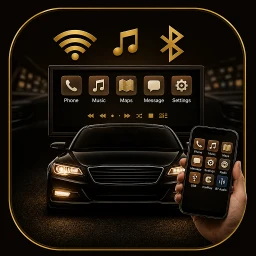 Symbol von Tima App Car link